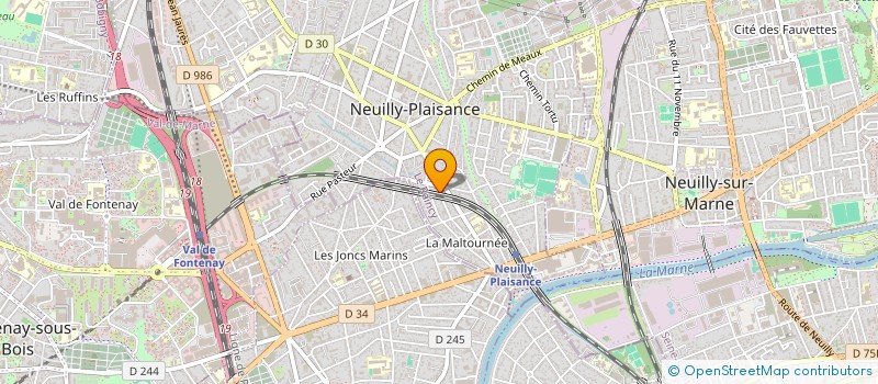 localisation de l'entreprise MONSIEUR DUMITRU BEJENARU  NEUILLY-PLAISANCE