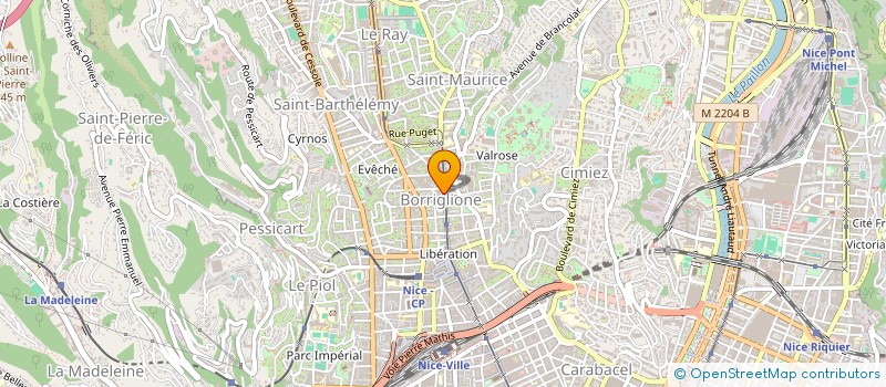 localisation de l'entreprise MONSIEUR DUMITRU BOLDARESCO  NICE