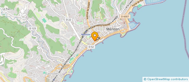 localisation de l'entreprise MONSIEUR DUMITRU BORCEA à MENTON