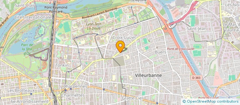 localisation de l'entreprise MONSIEUR DUMITRU BOT  VILLEURBANNE