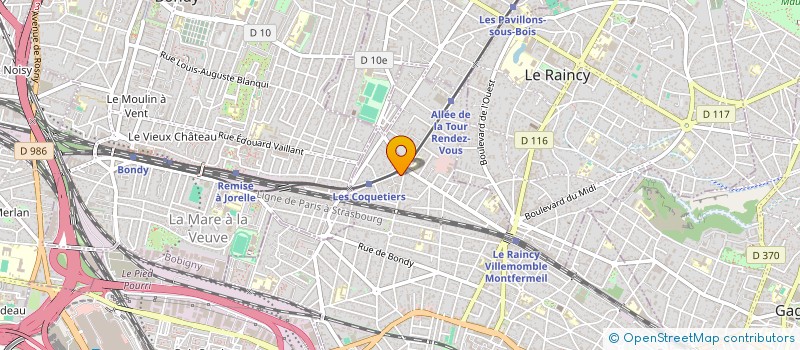 localisation de l'entreprise MONSIEUR DUMITRU CARABADJAC à VILLEMOMBLE