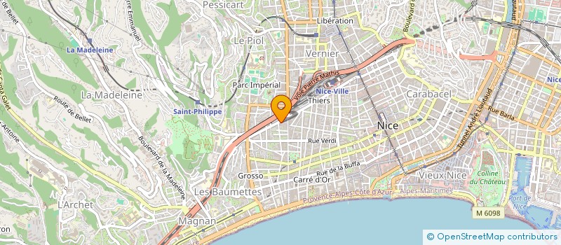 localisation de l'entreprise MONSIEUR DUMITRU CEBAN à NICE