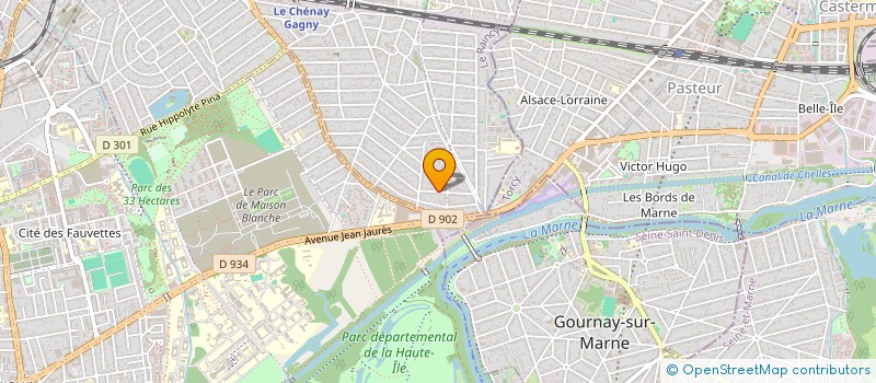 localisation de l'entreprise MONSIEUR DUMITRU CEBOTAREAN  GAGNY