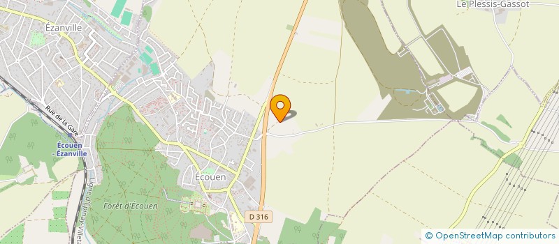 localisation de l'entreprise MONSIEUR DUMITRU CHIRIAC  ECOUEN