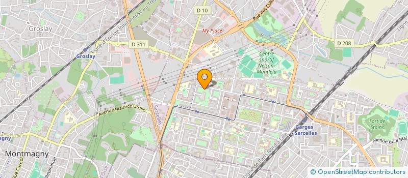 localisation de l'entreprise MONSIEUR DUMITRU CIOBANU à SARCELLES