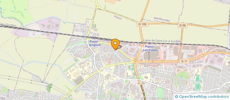 localisation de l'entreprise MONSIEUR DUMITRU CIOBANU  PLAISIR