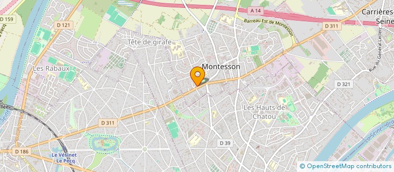localisation de l'entreprise MONSIEUR DUMITRU CIOBANU à MONTESSON