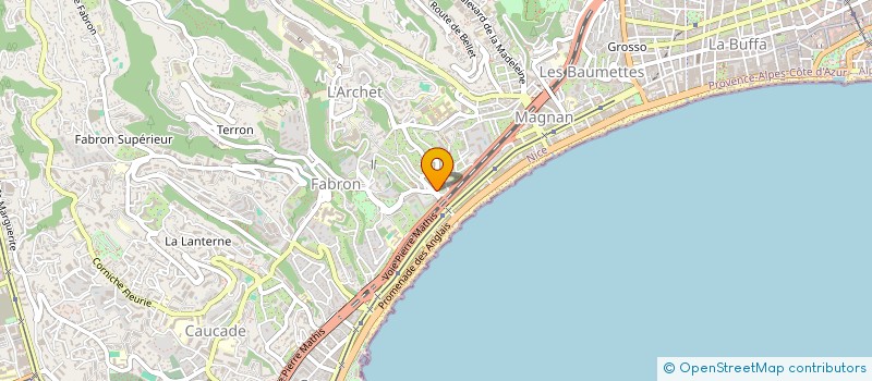 localisation de l'entreprise MONSIEUR DUMITRU CIUMACENCO à NICE