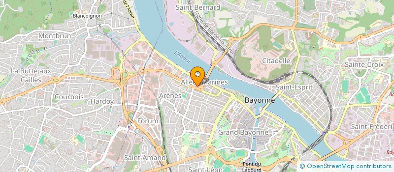 localisation de l'entreprise MONSIEUR DUMITRU CODREANU à BAYONNE
