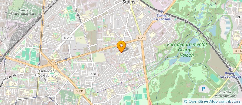 localisation de l'entreprise MONSIEUR DUMITRU COVALI à STAINS