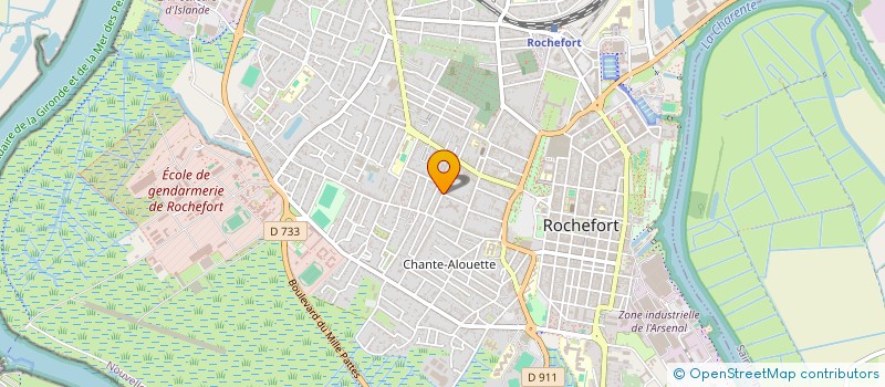 localisation de l'entreprise MONSIEUR DUMITRU DANIEL TIZMANEANU  ROCHEFORT