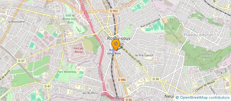 localisation de l'entreprise MONSIEUR DUMITRU DRAGAN à ROSNY-SOUS-BOIS