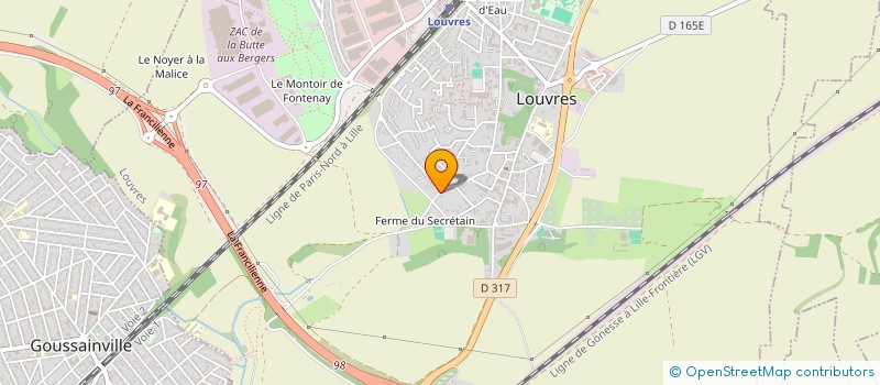 localisation de l'entreprise MONSIEUR DUMITRU-FAGARAS DUMITRU  LOUVRES