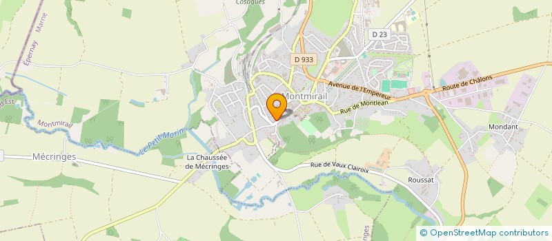 localisation de l'entreprise MONSIEUR DUMITRU GALEANU  MONTMIRAIL