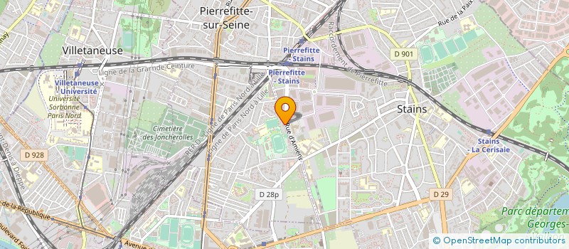 localisation de l'entreprise MONSIEUR DUMITRU GHIRITI  SARCELLES