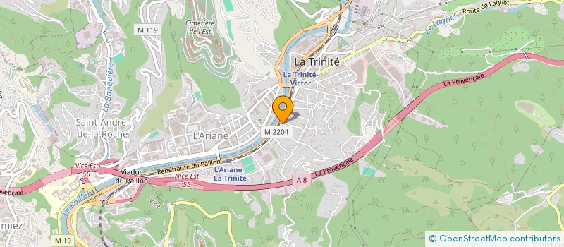 localisation de l'entreprise MONSIEUR DUMITRU GONTA à LA TRINITE