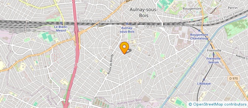 localisation de l'entreprise MONSIEUR DUMITRU GORCEAG à AULNAY-SOUS-BOIS