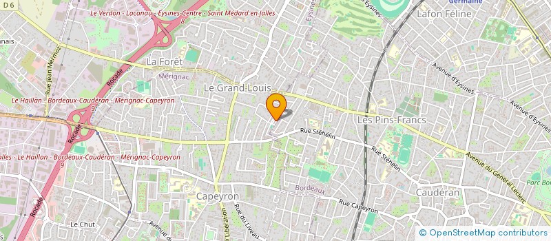 localisation de l'entreprise MONSIEUR DUMITRU HRISCA  MERIGNAC