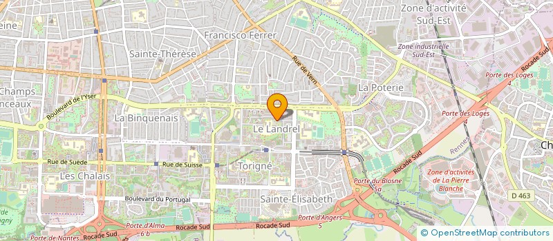 localisation de l'entreprise MONSIEUR DUMITRU IONESCU à RENNES