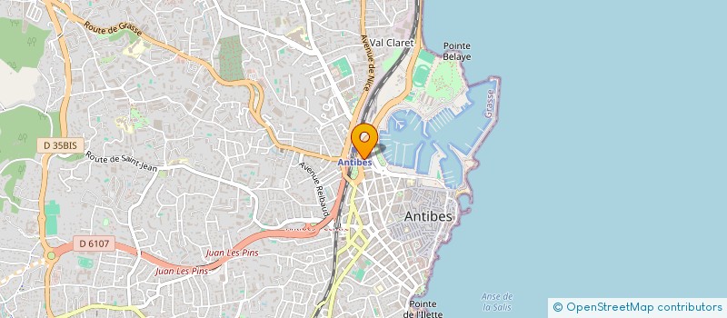 localisation de l'entreprise MONSIEUR DUMITRU JIVALU à ANTIBES
