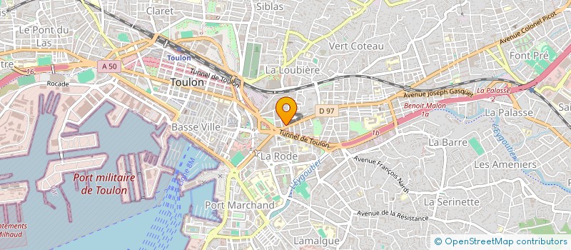 localisation de l'entreprise MONSIEUR DUMITRU LUPUSOR  TOULON