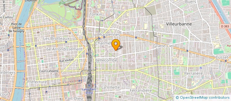 localisation de l'entreprise MONSIEUR DUMITRU MAFTEA  VILLEURBANNE