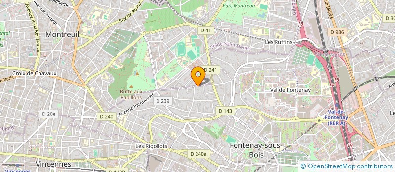 localisation de l'entreprise MONSIEUR DUMITRU MORARI à FONTENAY-SOUS-BOIS