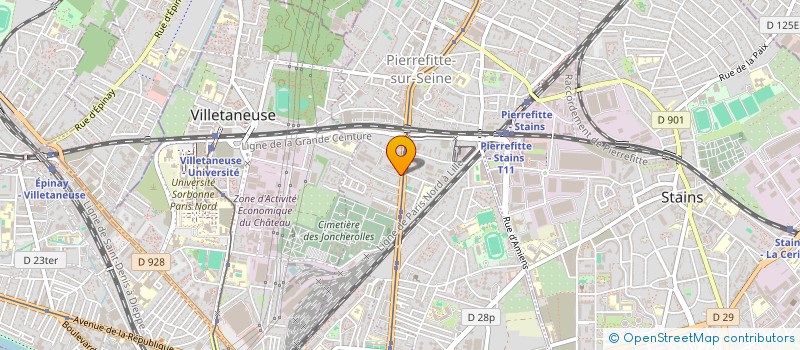 localisation de l'entreprise MONSIEUR DUMITRU NICA à PIERREFITTE-SUR-SEINE