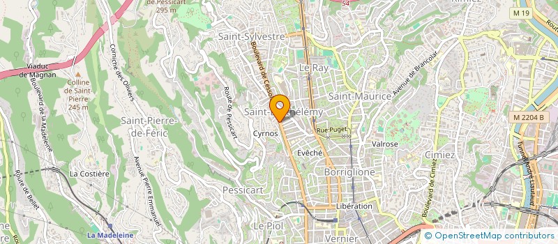 localisation de l'entreprise MONSIEUR DUMITRU PADURARIU à NICE