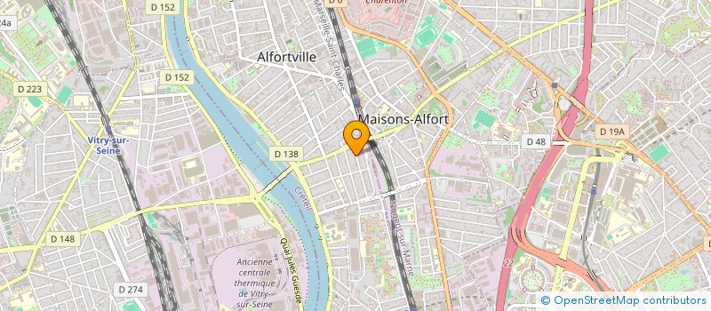 localisation de l'entreprise MONSIEUR DUMITRU PANASIUC à ALFORTVILLE