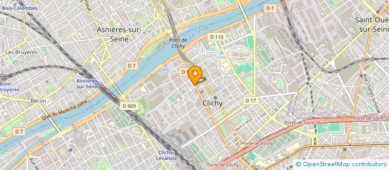 localisation de l'entreprise MONSIEUR DUMITRU PAVEL à CLICHY