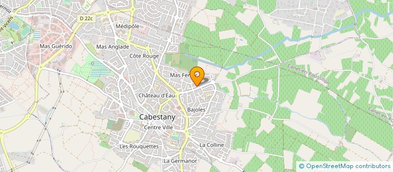 localisation de l'entreprise MONSIEUR DUMITRU PEIU à CABESTANY
