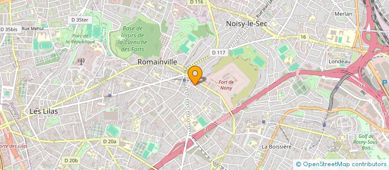 localisation de l'entreprise MONSIEUR DUMITRU POCLITARI à ROMAINVILLE