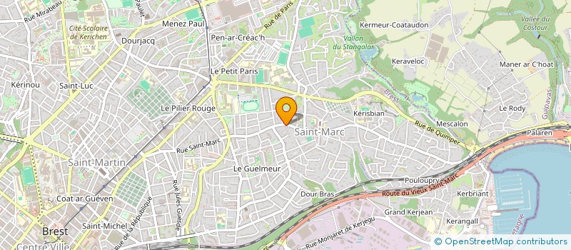 localisation de l'entreprise MONSIEUR DUMITRU RACEAN à BREST