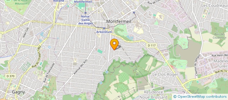 localisation de l'entreprise MONSIEUR DUMITRU REVENCO  MONTFERMEIL