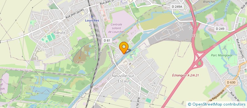 localisation de l'entreprise MONSIEUR DUMITRU SANDU  LOURCHES