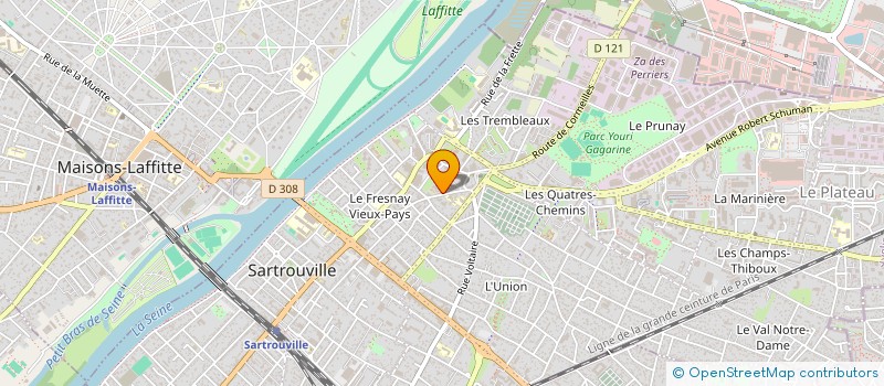 localisation de l'entreprise MONSIEUR DUMITRU TIMOTIN  SARTROUVILLE