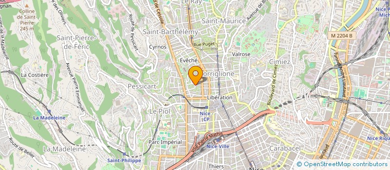 localisation de l'entreprise MONSIEUR DUMITRU TIRNOVSCHI  NICE