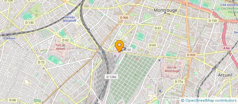 localisation de l'entreprise MONSIEUR DUMITRU TRICOLICI  MONTROUGE