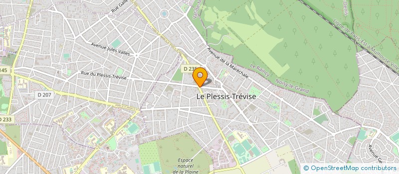 localisation de l'entreprise MONSIEUR DUMITRU TUDOREANU à LE PLESSIS-TREVISE