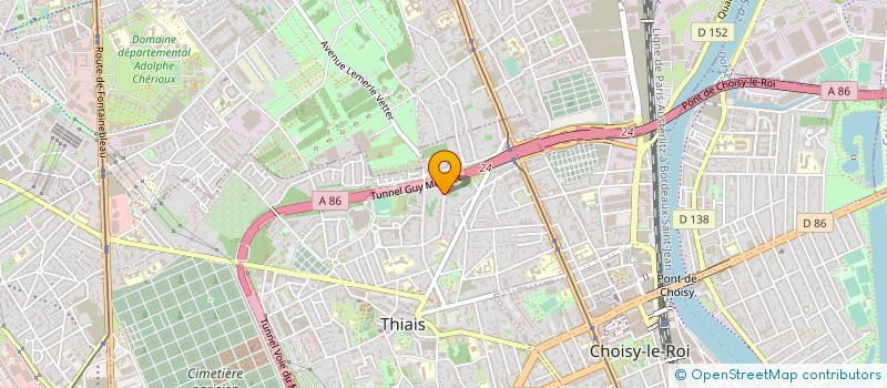 localisation de l'entreprise MONSIEUR DUMITRU URITU  CHOISY-LE-ROI