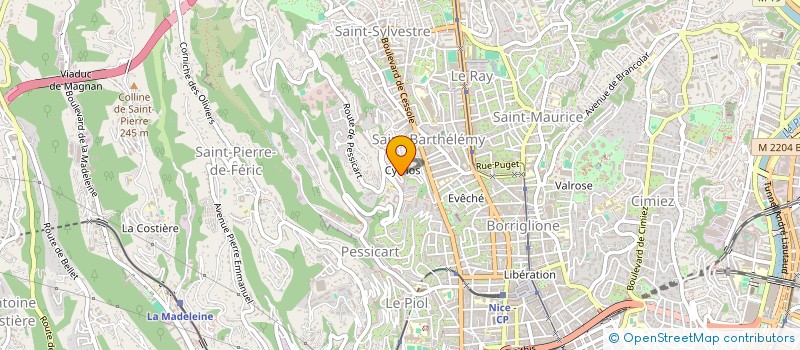 localisation de l'entreprise MONSIEUR DUMITRU URSU à NICE