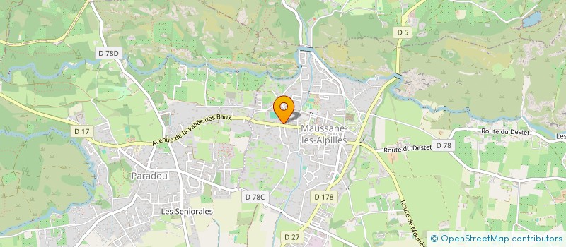 localisation de l'entreprise MONSIEUR DUNCAN BREFORT  MAUSSANE-LES-ALPILLES