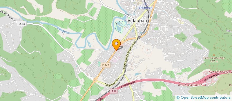 localisation de l'entreprise MONSIEUR DUNCAN BROWN  VIDAUBAN