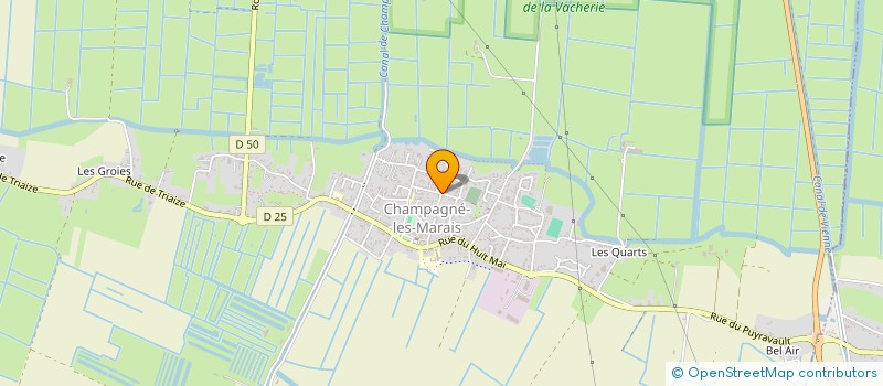 localisation de l'entreprise MONSIEUR DUNCAN COUFFY  CHAMPAGNE-LES-MARAIS