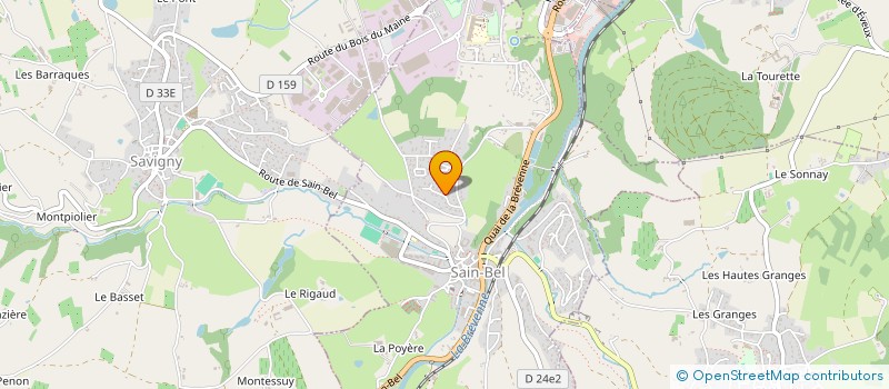 localisation de l'entreprise MONSIEUR DUNCAN DRIFFORT  SAIN-BEL