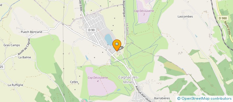 localisation de l'entreprise MONSIEUR DUNCAN FEUGERE  CAGNAC-LES-MINES