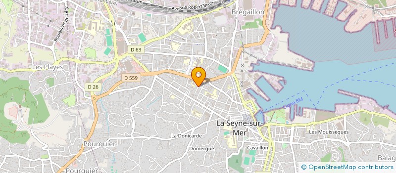 localisation de l'entreprise MONSIEUR DUNCAN GLASSON  LA SEYNE-SUR-MER