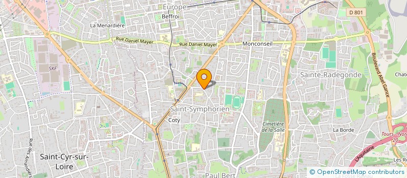 localisation de l'entreprise MONSIEUR DUNCAN MALVE  TOURS