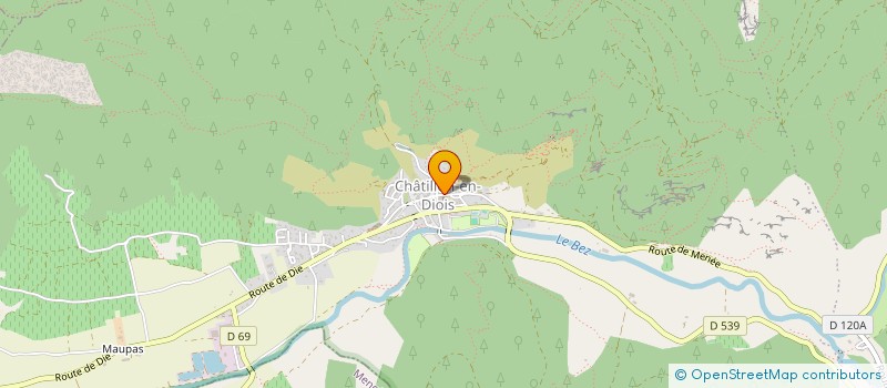 localisation de l'entreprise MONSIEUR DUNCAN MUNRO  CHATILLON-EN-DIOIS